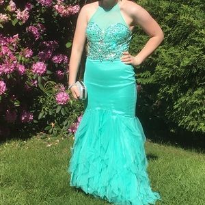 Mermaid style prom dress